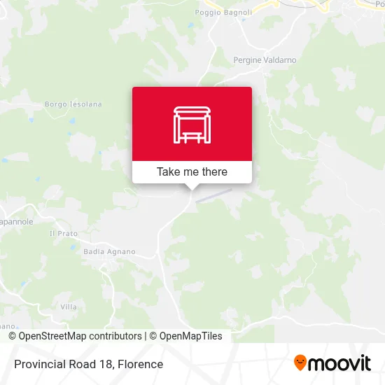 Provincial Road 18 map