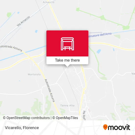 Vicarello map