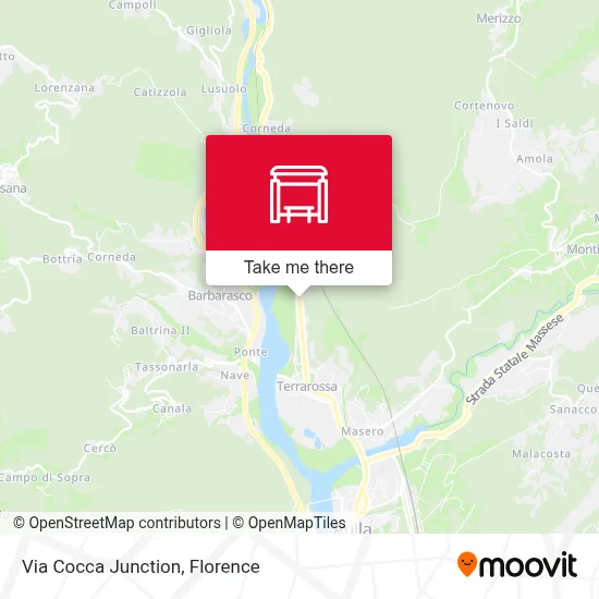 Via Cocca Junction map