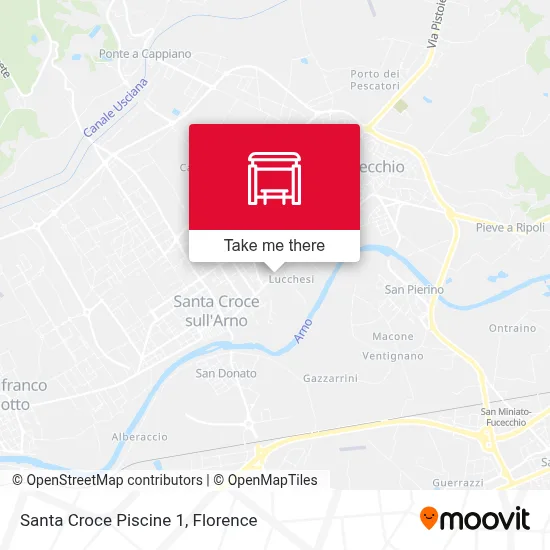 Santa Croce Piscine 1 map