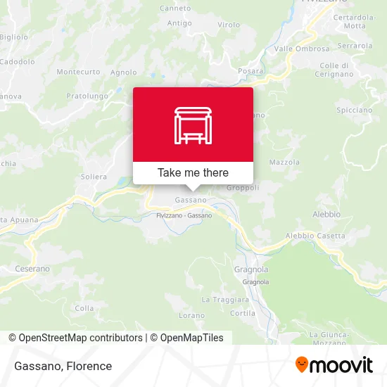 Gassano map