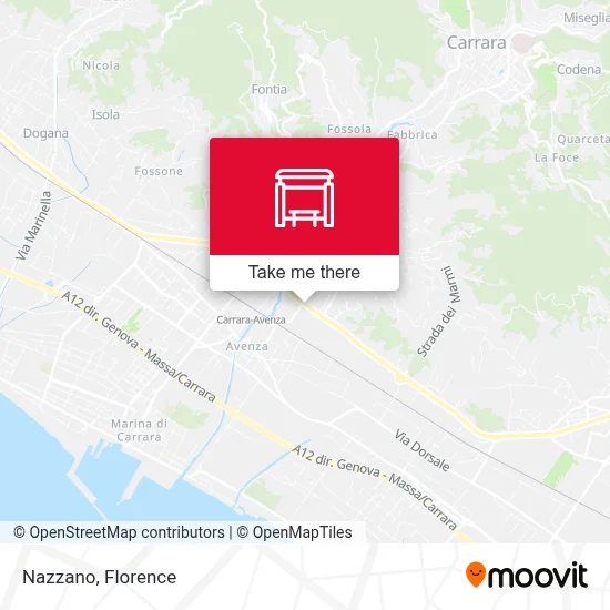 Nazzano map