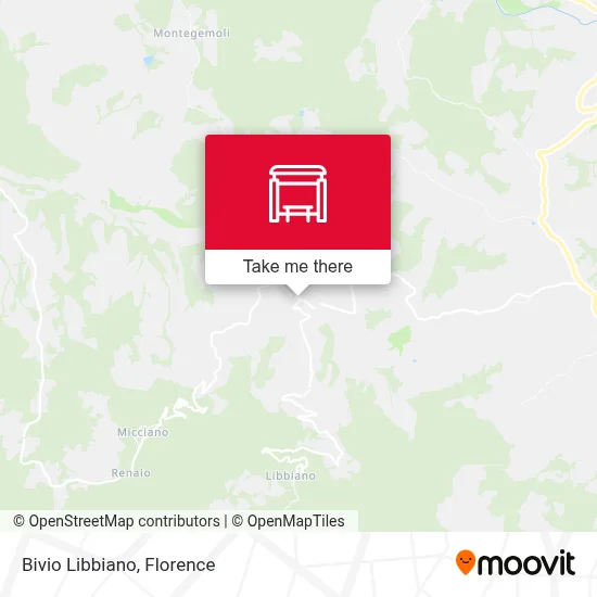 Bivio Libbiano map