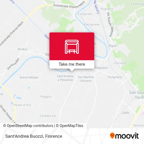 Sant'Andrea Buozzi map
