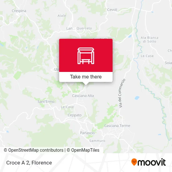 Croce A 2 map