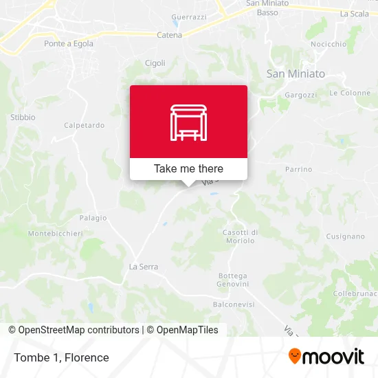 Tombe 1 map