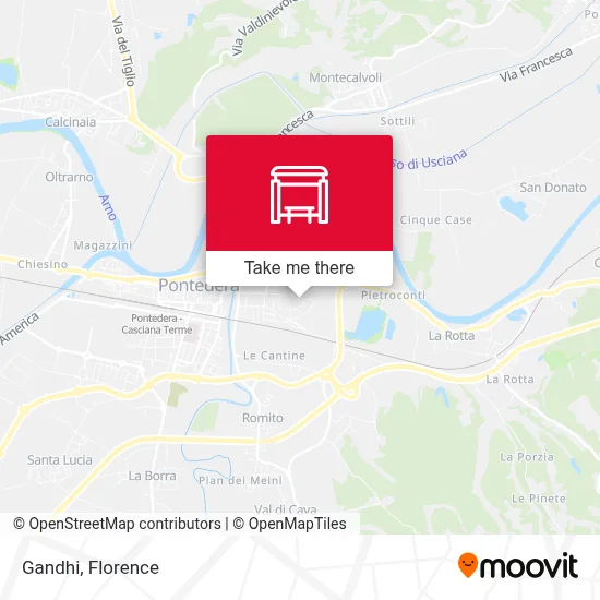 Gandhi map