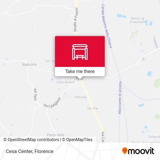 Cesa Center map