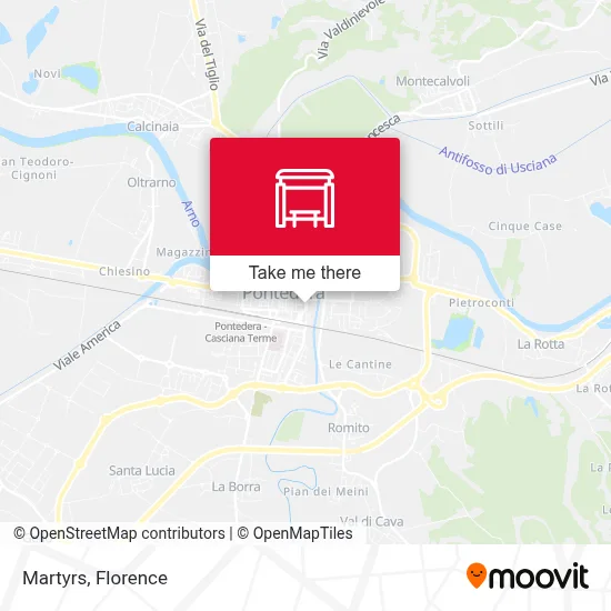 Martyrs map