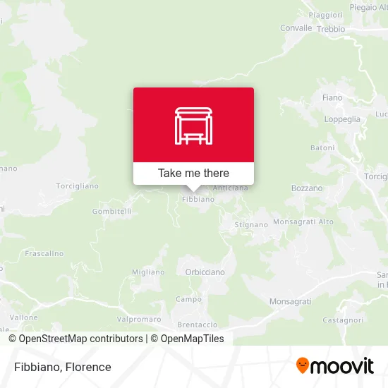 Fibbiano map
