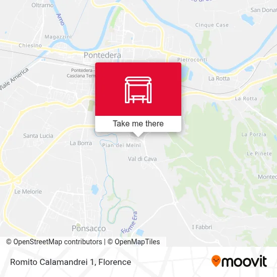 Romito Calamandrei 1 map