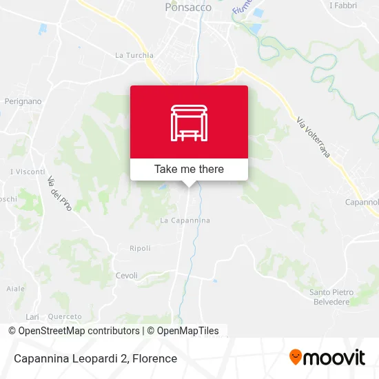 Capannina Leopardi 2 map