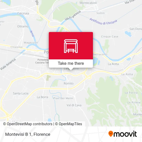 Montevisi B 1 map