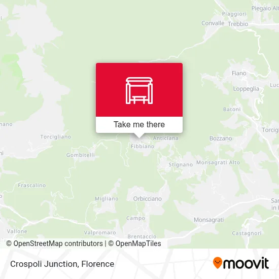 Crospoli Junction map