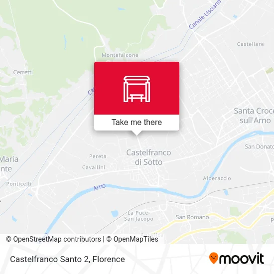 Castelfranco Santo 2 map
