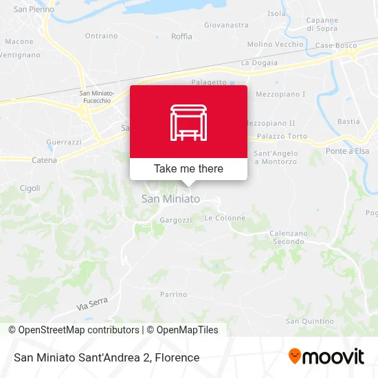 San Miniato Sant'Andrea 2 map