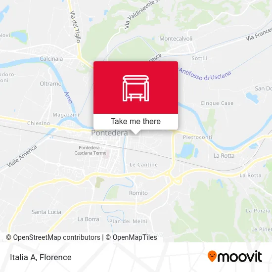 Italia A map