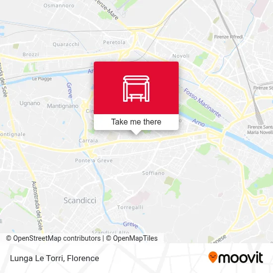 Lunga Le Torri map