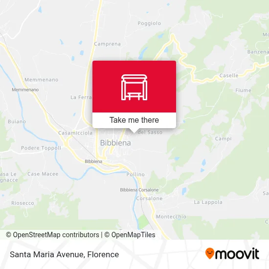 Santa Maria Avenue map