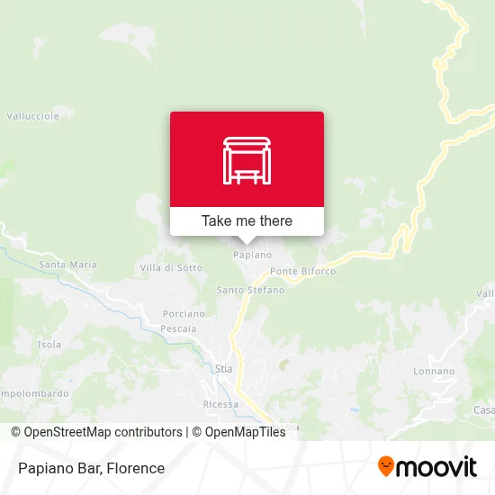 Papiano Bar map