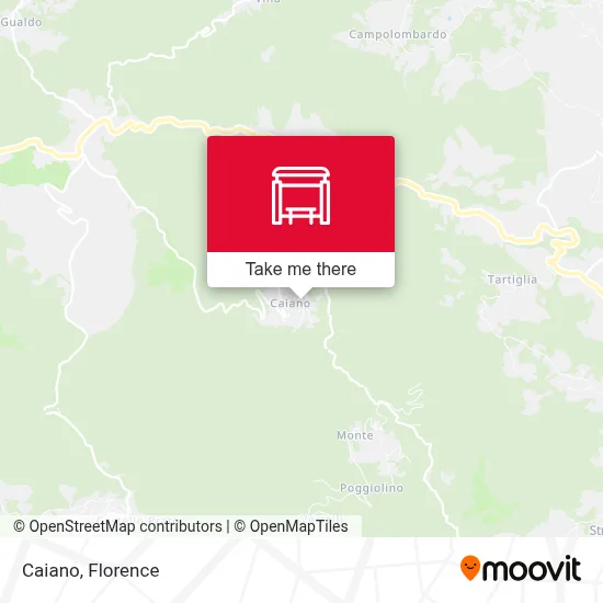 Caiano map