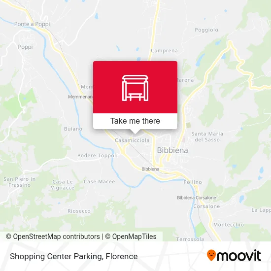 Shopping Center Parking map