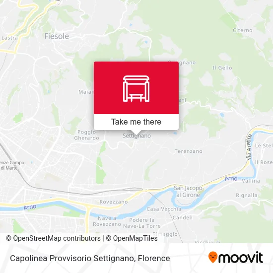 Capolinea Provvisorio Settignano map