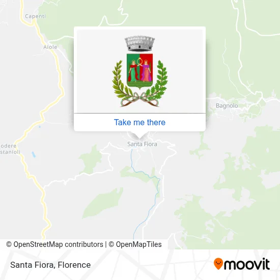 Santa Fiora map