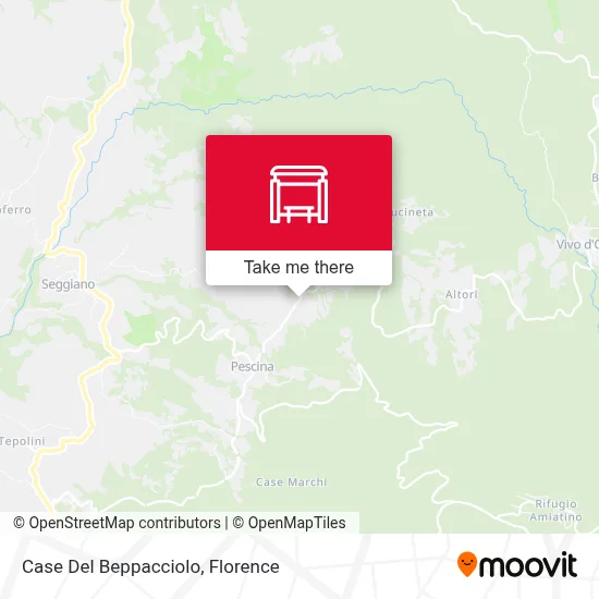 Case Del Beppacciolo map