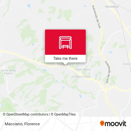 Macciano map