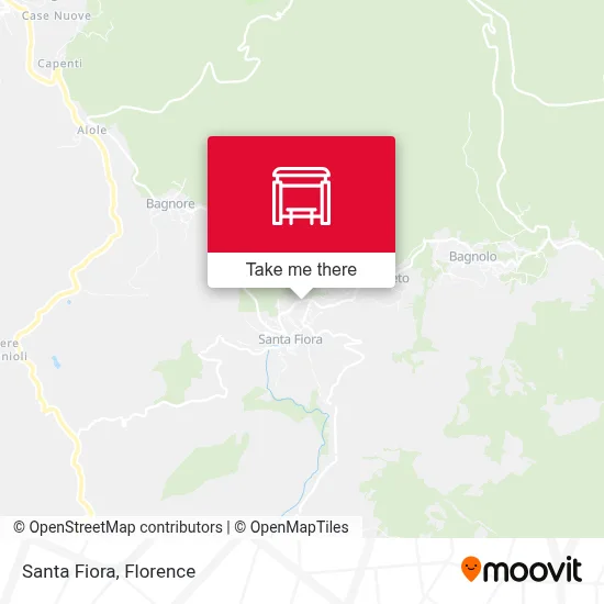 Santa Fiora map