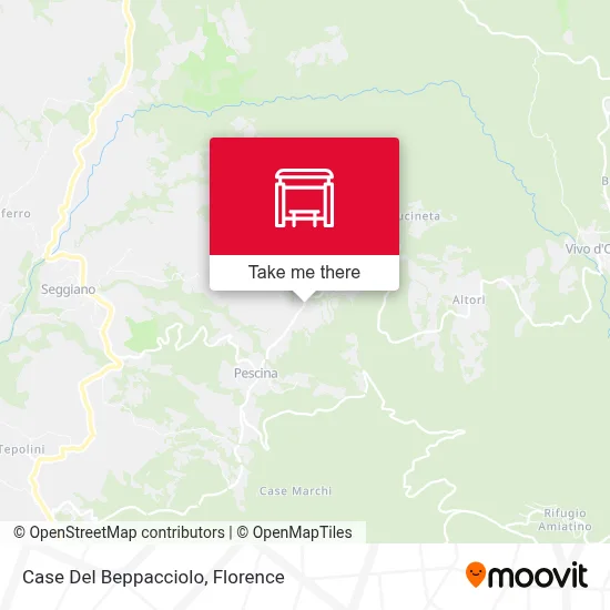 Case Del Beppacciolo map
