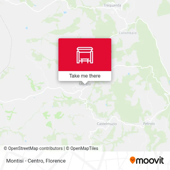 Montisi - Centro map
