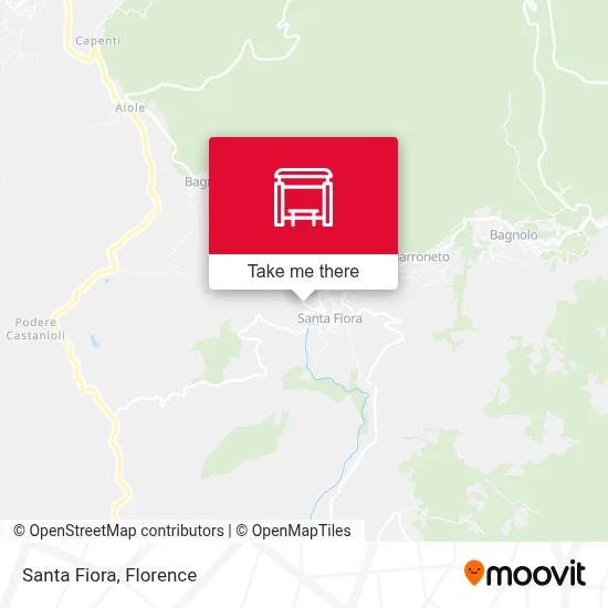 Santa Fiora map