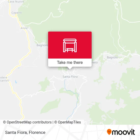 Santa Fiora map
