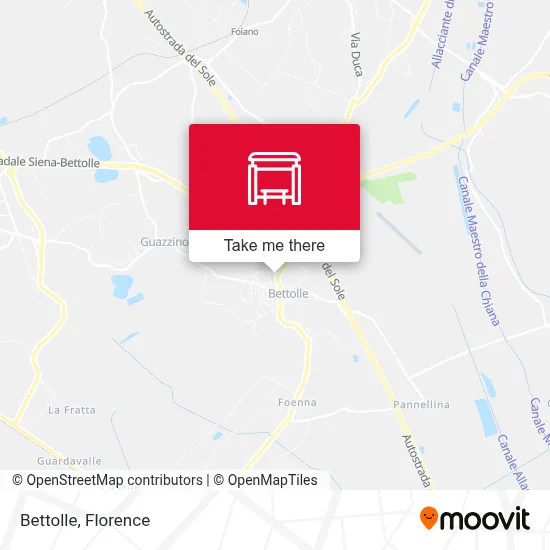 Bettolle map