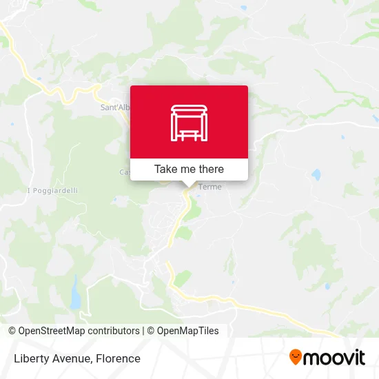 Liberty Avenue map