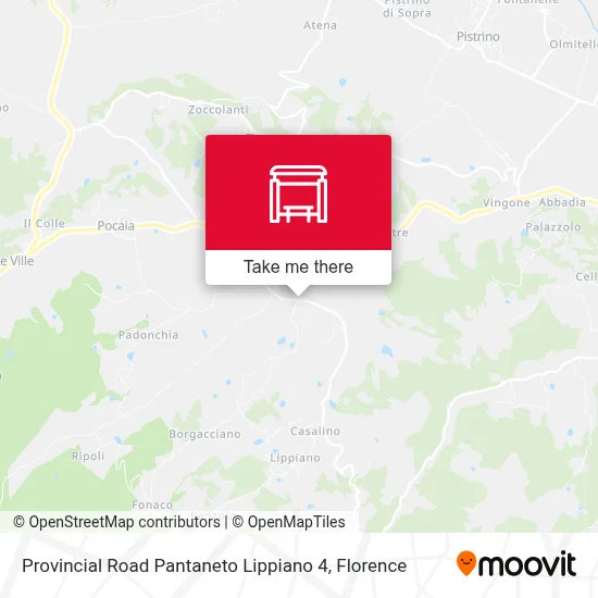 Provincial Road Pantaneto Lippiano 4 map