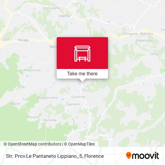 Str. Prov.Le Pantaneto Lippiano_5 map