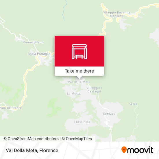 Val Della Meta map