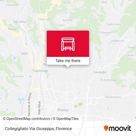 Collegigliato Via Giuseppa map