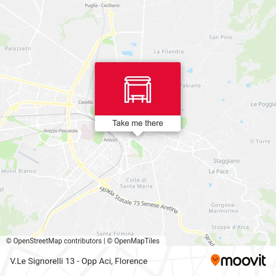 V.Le Signorelli 13 - Opp Aci map