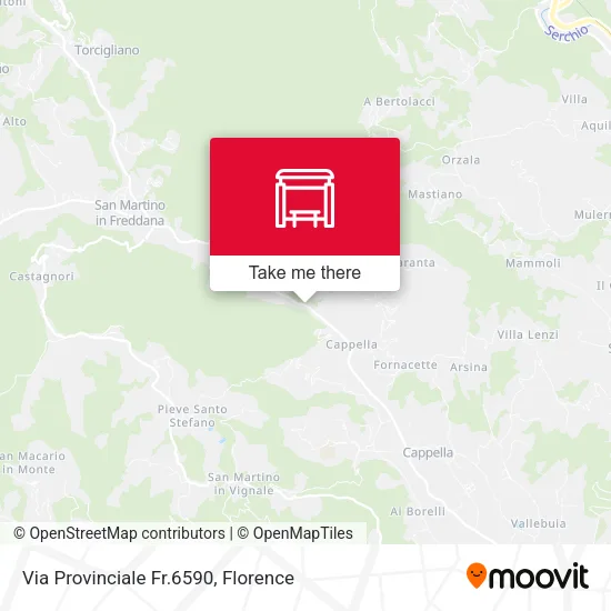 Via Provinciale Fr.6590 map
