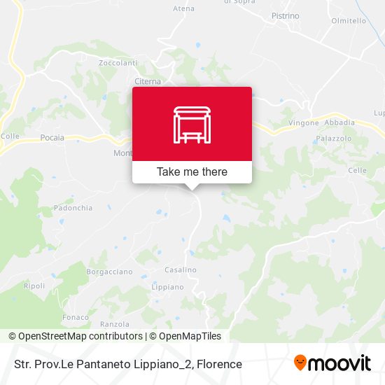 Str. Prov.Le Pantaneto Lippiano_2 map