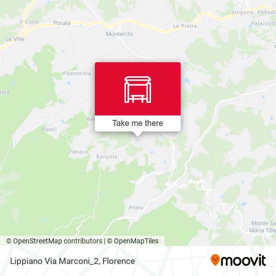 Lippiano Via Marconi_2 map