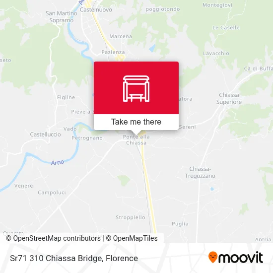 Sr71 310 Chiassa Bridge map