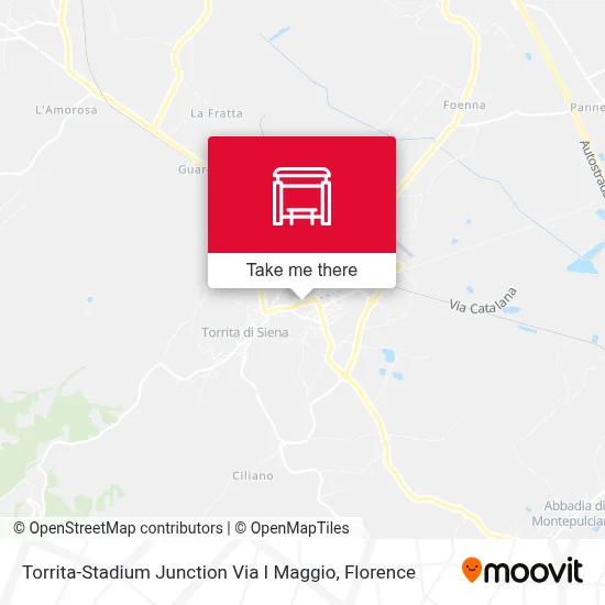 Torrita-Stadium Junction Via I Maggio map