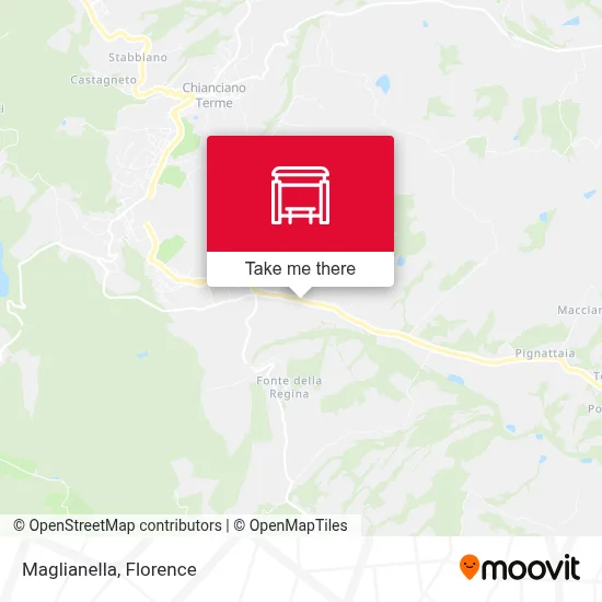 Maglianella map