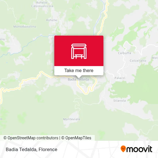 Badia Tedalda map