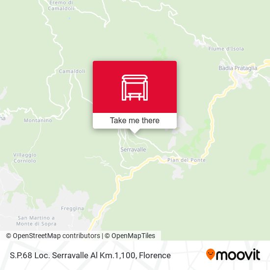 S.P.68 Loc. Serravalle Al Km.1,100 map
